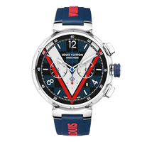 Louis Vuitton Tambour Damier Cobalt 46mm