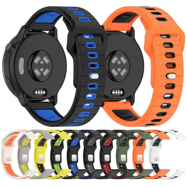 Garmin Venu 3 silikonikellonranneke 22 mm vaakaraidallinen käänteinen ...