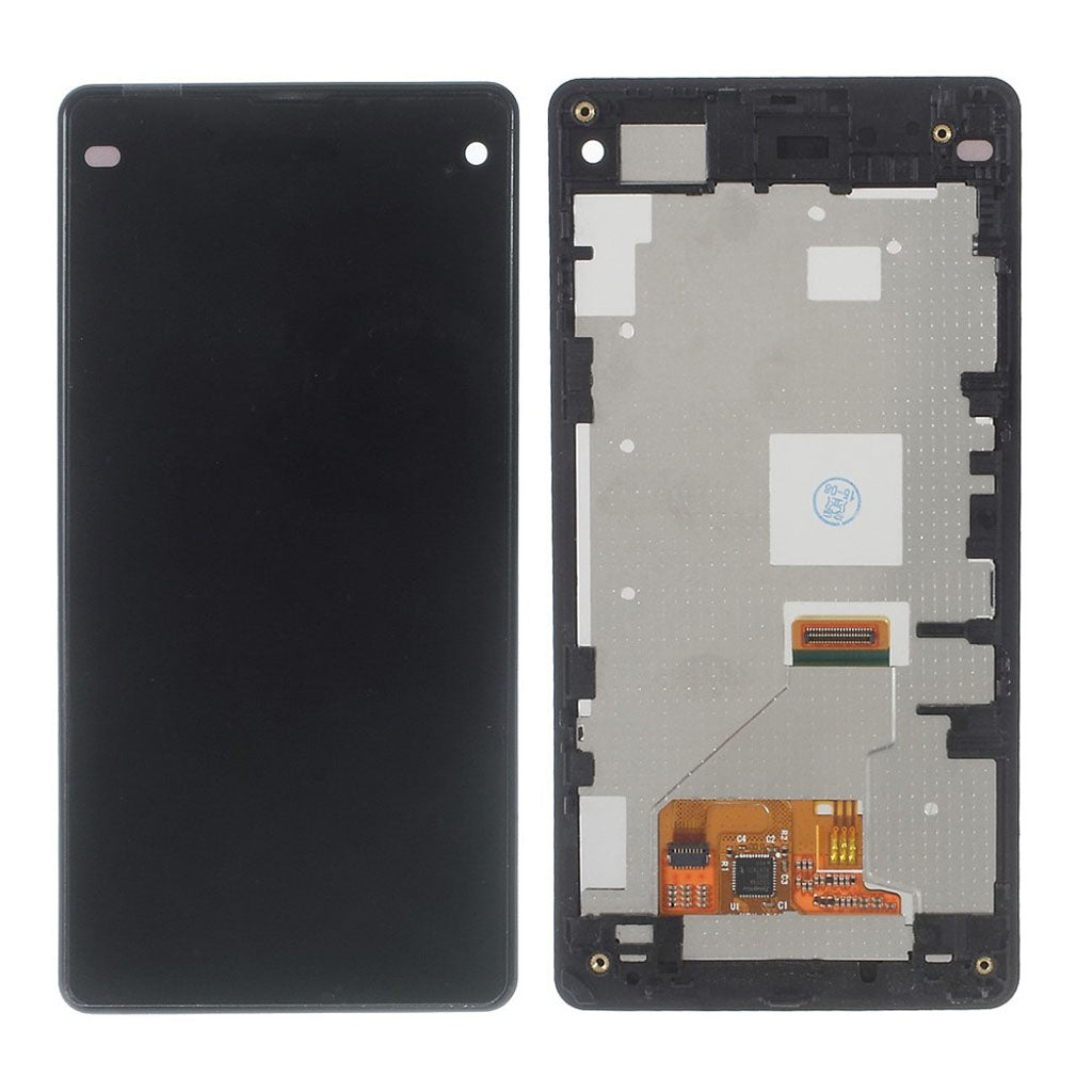 Sony Xperia Z1 Compact OEM LCD Vaihdettava Puhelimen Näyttö ja Lisätarvikkeet - Musta