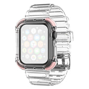Apple Watch Series 6 / 5 40mm väri reuna kirkas tyyli kellonauha - Pinkki
