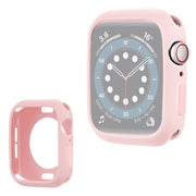 Apple Watch Series 6 / 5 40mm karkkivärinen silikonikehys - Kaikki Vaaleanpunainen