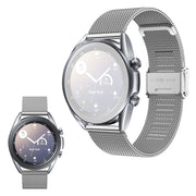 Samsung Galaxy Watch 3 (41mm) ruostumattomasta teräksestä valmistettu ranneke - Hopea