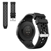 Huawei Watch GT 2e kaksisävyinen silikoninen kellonauha - Musta