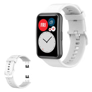 Huawei Watch Fit silikoninen kellonauha - Valkoinen