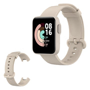 Xiaomi Mi Watch Lite yksinkertainen silikoninen kellonauha - Beige