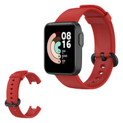 Xiaomi Mi Watch Lite yksinkertainen silikoninen kellonauha - Punainen