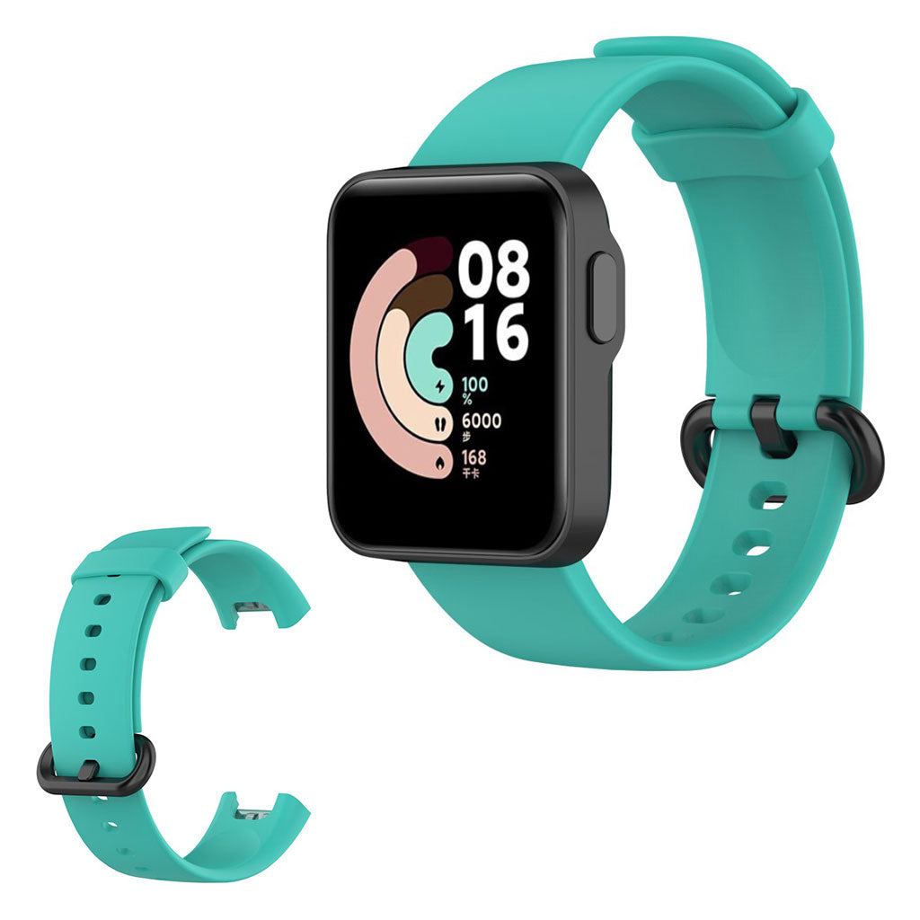 Xiaomi Mi Watch Lite yksinkertainen silikoninen kellonauha - Syaani