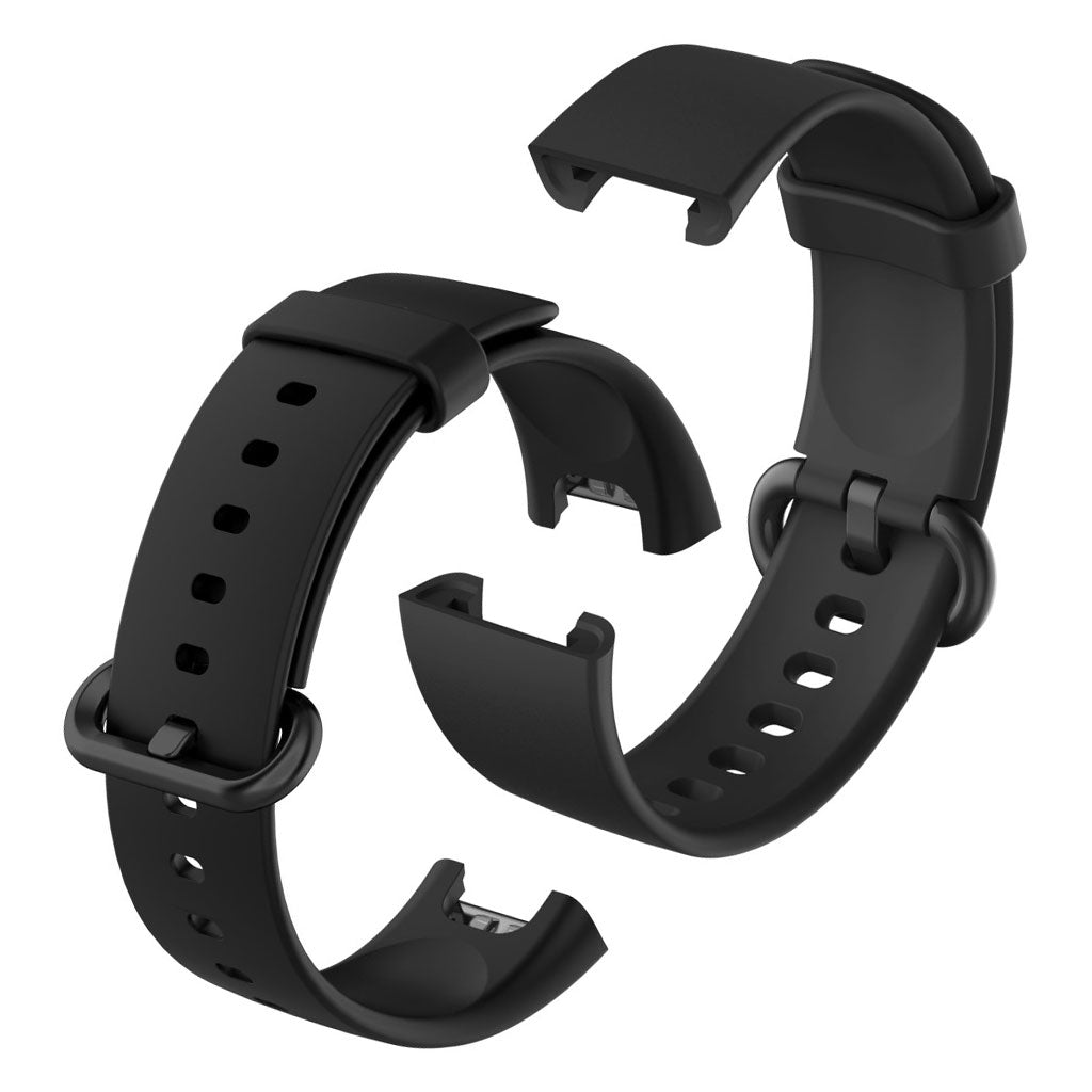 Xiaomi Mi Watch Lite / Redmi Watch kestävä silikoninen ranneke - Musta