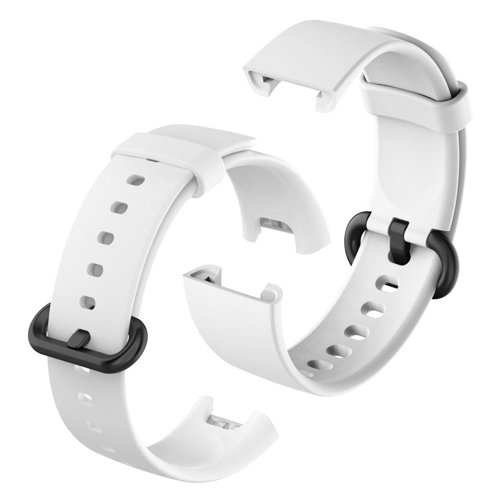 Xiaomi Mi Watch Lite / Redmi Watch kestävä silikoninen ranneke - Valkoinen