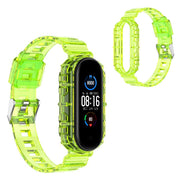 Xiaomi Mi Band 6 / 5 kirkas tyyli kellonauha - Flourescent Vihreä