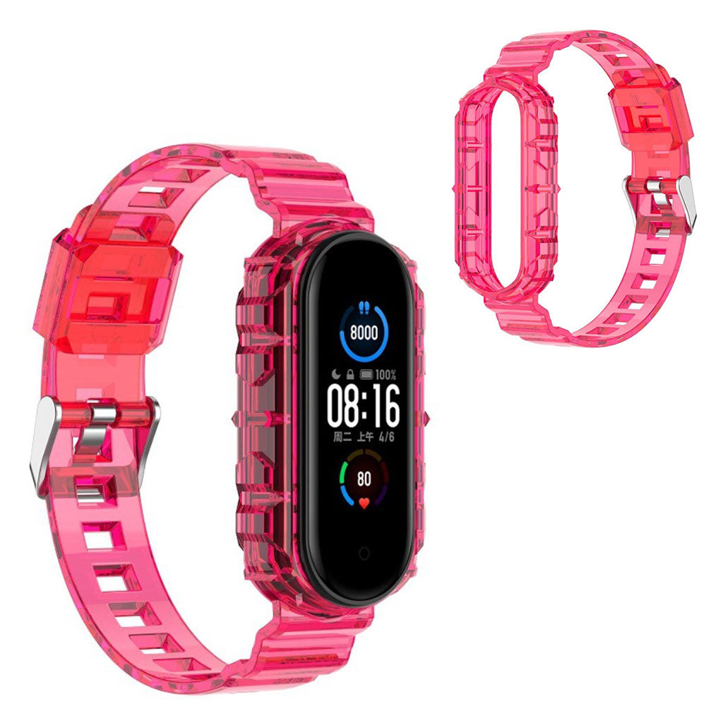 Xiaomi Mi Band 6 / 5 kirkas tyyli kellonauha - Ruusu