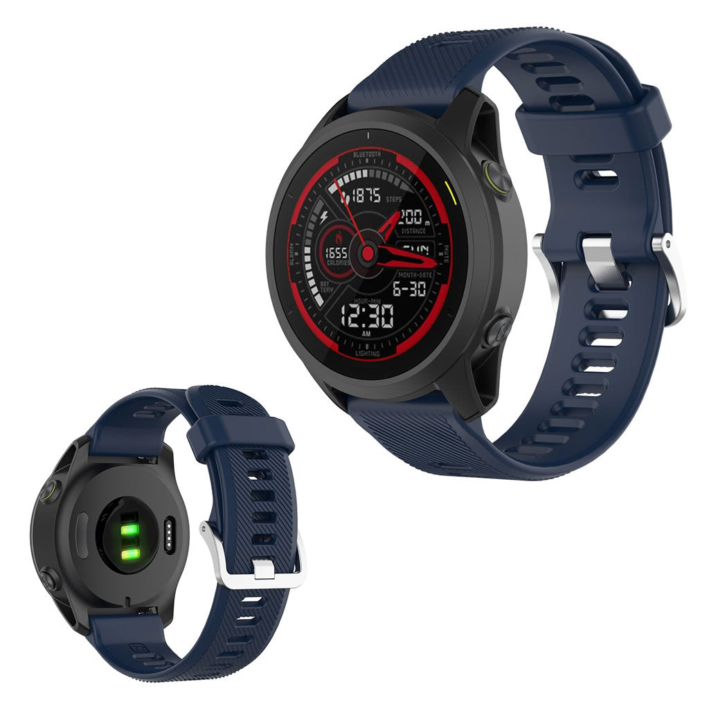 Garmin Forerunner 745 silikoninen kellonauha - Keskiyön Sininen