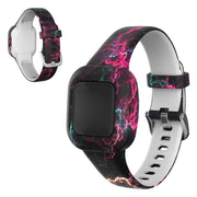 Garmin Vivofit Jr 3 -kuvio silikonikellonauhassa - Musta / Punainen