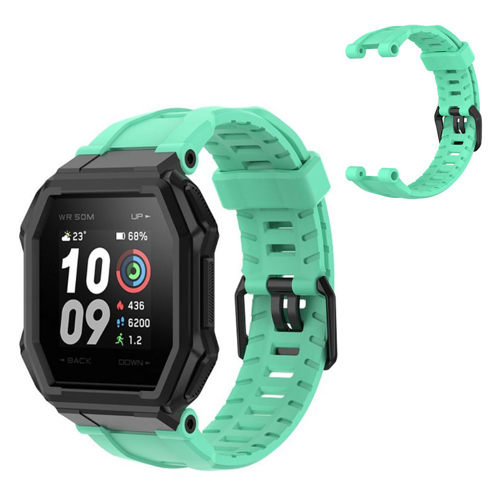Amazfit Ares kestävä silikonikellonauha - Vihreä