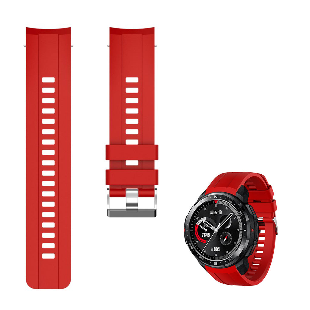 Honor Watch GS Pro silikoninen kellonauha - Punainen