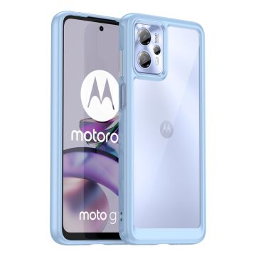 Motorola Moto G13 / Motorola Moto G23 älykäs akryylikansi - Sininen