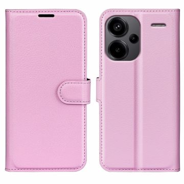 Classic Xiaomi Redmi Note 13 Pro+ Läppäkotelo - Pinkki