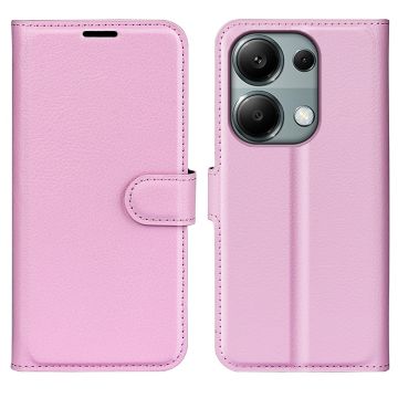 Classic Xiaomi Redmi Note 13 Pro 4G flip kuoret - Pinkki