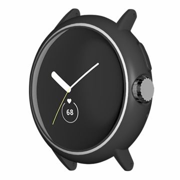 Google Pixel Watch Kova puskuri runko kansi reunasuoja 20mm adapteri liitin - Valkoinen