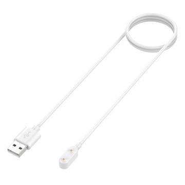 Huawei Band 9 / Band 9 NFC 1m älykellolaturi USB-latauskaapeli - Valkoinen