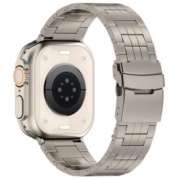 Apple Watch Series 49mm - 45mm - 44mm - 42mm 5-helminen titaaniseosranneke - Titaani