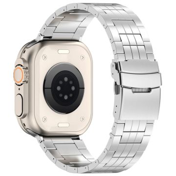 Apple Watch Series 49mm - 45mm - 44mm - 42mm 5-helminen titaaniseosranneke - Hopea