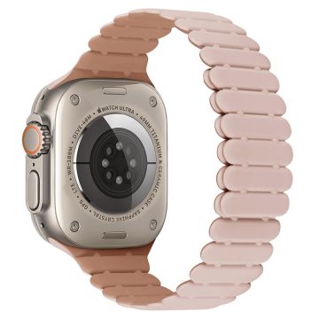 Apple Watch Series 49mm - 45mm - 44mm - 42mm Bamboo Joint Strap - Pinkki + Pinkki