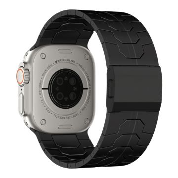 Apple Watch Series 49mm - 45mm - 44mm - 42mm magneettisolki - Musta