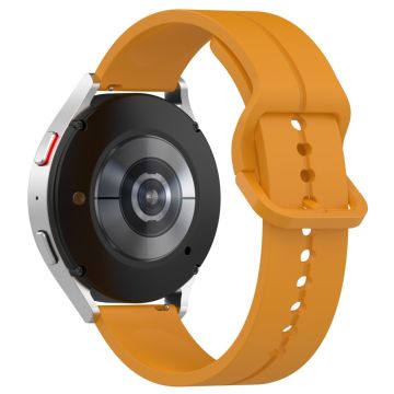 KALEBOL Huawei Watch GT 3 42mm / GT 3 Pro 43mm silikoninen kellonauha 20mm Groove Design hihna - Keltainen