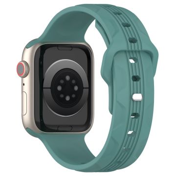 KALEBOL Apple Watch Series 49mm - 45mm - 44mm - 42mm silikoninen ranneke - Vihreä