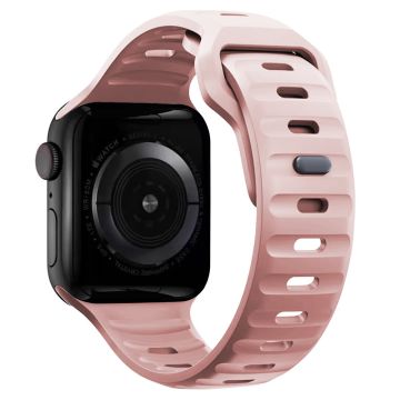 KALEBOL Apple Watch Series 49mm - 45mm - 44mm - 42mm silikoninen ranneke - Pinkki