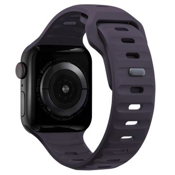 KALEBOL Apple Watch Series 49mm - 45mm - 44mm - 42mm silikoninen ranneke - Crimson Kirsikka