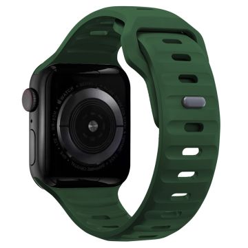 KALEBOL Apple Watch Series 49mm - 45mm - 44mm - 42mm silikoninen ranneke - Vihreä