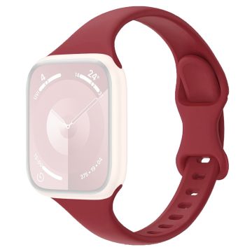 Apple Watch Series 49mm - 45mm - 44mm - 42mm silikoninen ranneke - Viininpunainen