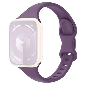 Apple Watch Series 49mm - 45mm - 44mm - 42mm silikoninen ranneke - Tumma Violetti