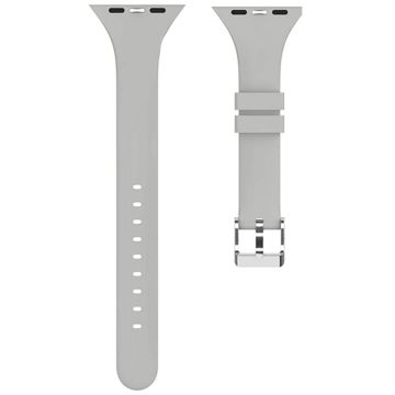 Apple Watch Series 49mm - 45mm - 44mm - 42mm Strap Silicone Sport Watch Band - Grey