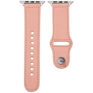 KALEBOL Apple Watch Series 49mm - 45mm - 44mm - 42mm kelloranneke, suuri solki - Pinkki