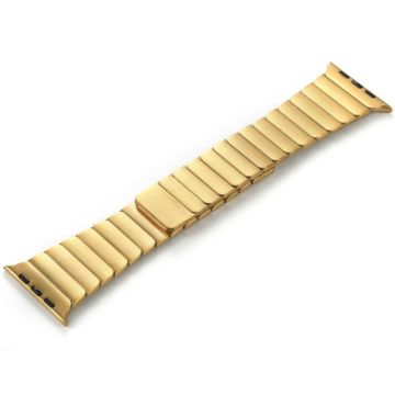 Apple Watch Series 49mm - 45mm - 44mm - 42mm Magnetic Metal Watch Strap - Gold