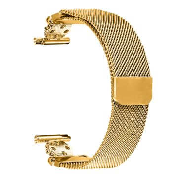 Huami Amazfit GTS Milanese Band Flower Stainless Steel Magnetic Mesh Watch Strap - Gold