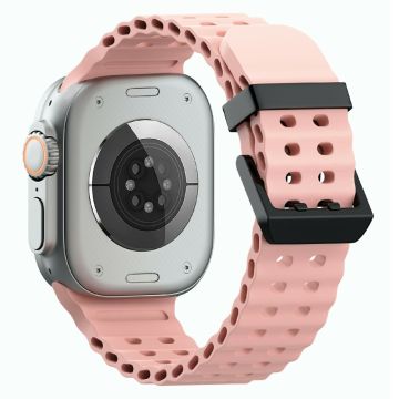 Silicone Strap for Apple Watch Series 49mm - 45mm - 44mm - 42mm - Pink