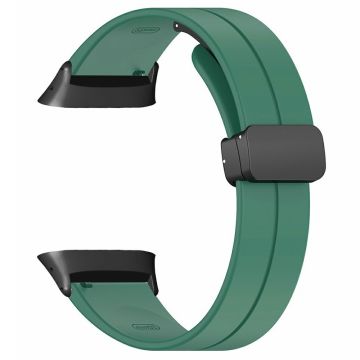 Polar Vantage Watchband Soft Silicone Watch Strap with Magnetic Buckle - Army Green