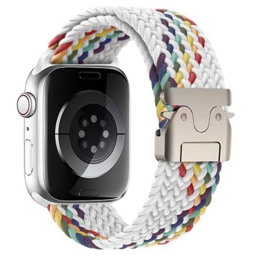 Apple Watch Series 49mm - 45mm - 44mm - 42mm kellonauha - Valkoinen Sateenkaari