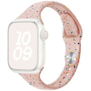 Silikoniranneke Apple Watch Series 49mm - 45mm - 44mm - 42mm ranneke - Pinkki