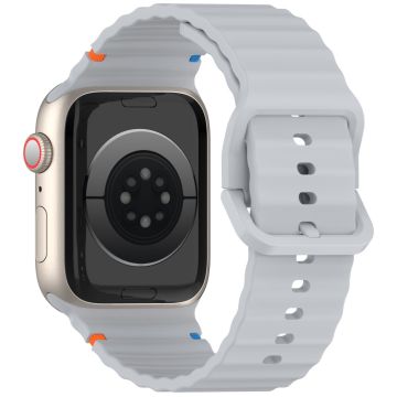 KALEBOL Silikoniranneke Apple Watch Series 49mm - 45mm - 44mm - 42mm ranneke - Harmaa