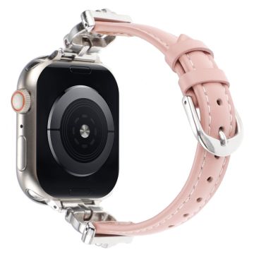 Apple Watch Series 49mm - 45mm - 44mm - 42mm kellonauha - Hopea / Pinkki