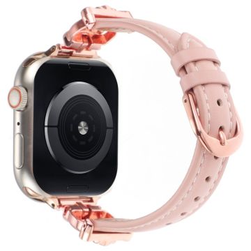 Apple Watch Series 49mm - 45mm - 44mm - 42mm kellonauha - Ruusukulta / Pinkki