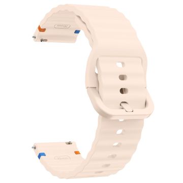 22mm silikoninauha Xiaomi Watch S4 Sport / Redmi Watch 5 Active Wave Design kellonhihna - Pinkki