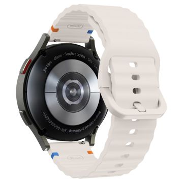 20mm silikoninauha Garminactive 5 / Garmin vivoactive 5 / Venu Sq Wave Design kellon hihna - Starlight