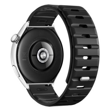 22mm magneettinen hihna Xiaomi Watch S4 Sport / Redmi Watch 5 Active silikoninen ranneke - Musta