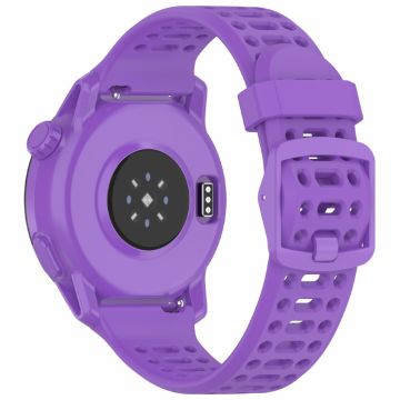 Coros Pace 2 / Apex 2 / Apex 42mm silikonikellonauha yksivärinen 20mm kellonhihna - Violetti